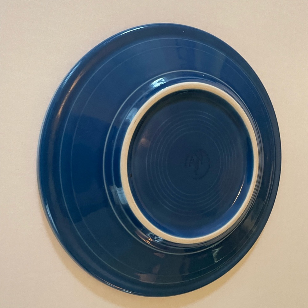 Lapis blue Fiestaware luncheon plate - Picture 2 of 3